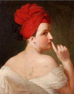  Portrait of Pauline Appert, french peintre